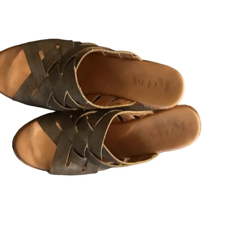 Korks size 8 wedge high sandal excellent condition see pics purchased @Nordstrom